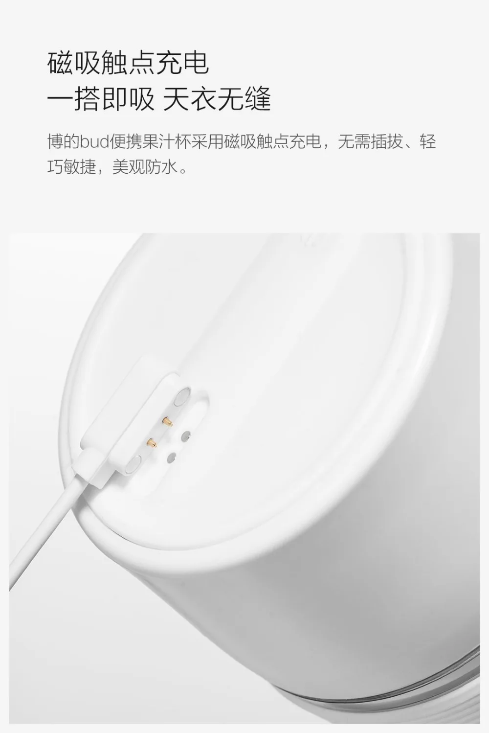 Xiaomi бутон портативная соковыжималка чашка Водонепроницаемый Электрический перезаряжаемый блендер для фруктовых коктейлей Миксер ручной мини-соковыжималка