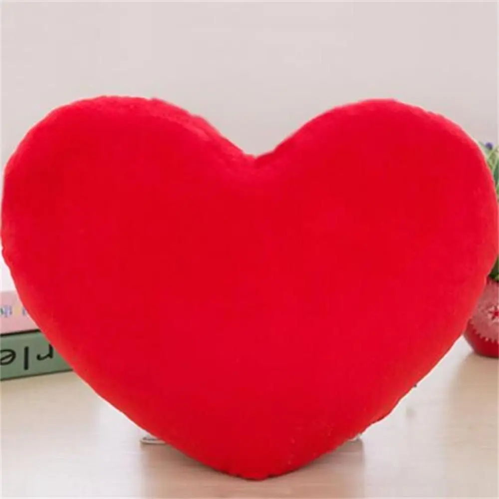 15//20cm Pink Soft Pillow Red Heart Shape Pillow Plush Pillow Valentines Day Throw Pillow Cotton Cushion Home Decor Lover Gift 3