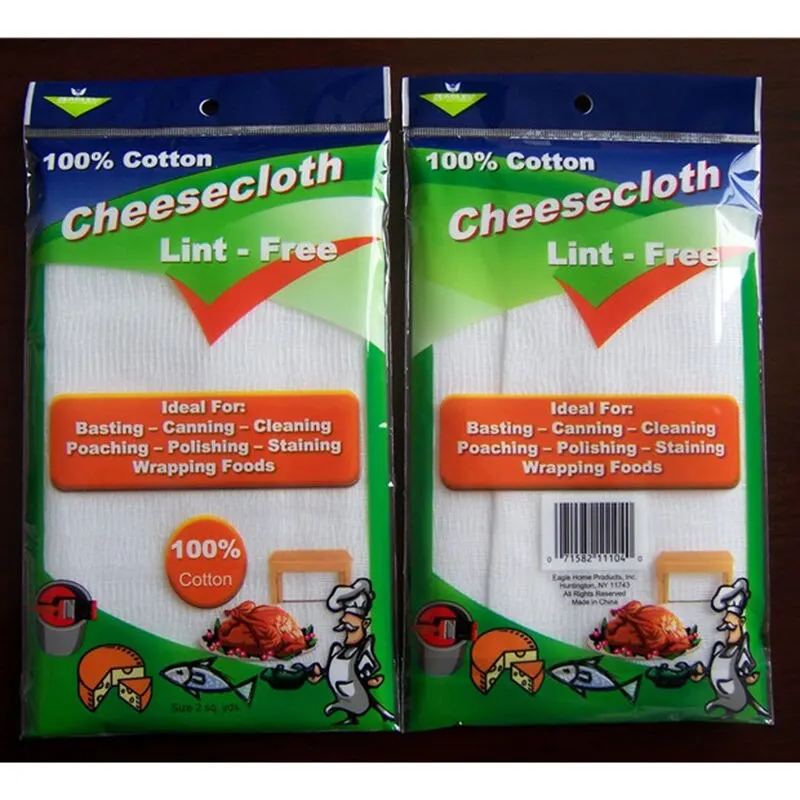 Cotton Gauze Cheesecloth Fabric Reusable Ultra Fine Muslin Cloth
