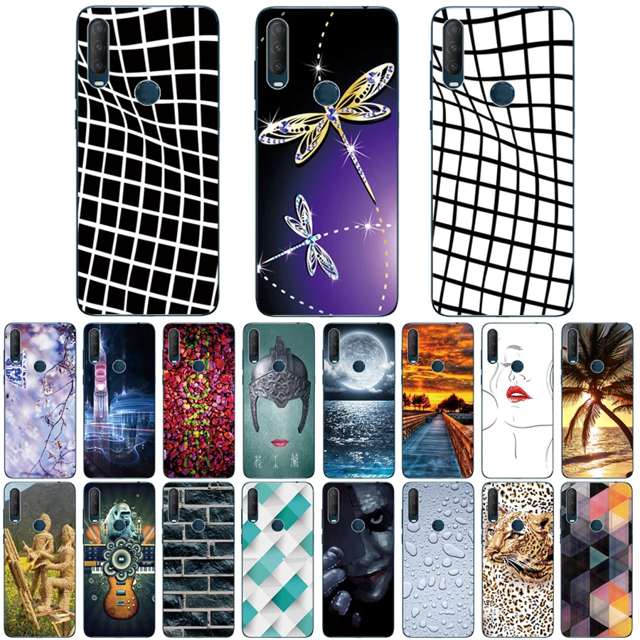 TPU Cases for Alcatel 1SE 5030F 2020 Case Silicone Floral Painted Bumper Phone Cover Soft Fundas Skin | Мобильные телефоны и