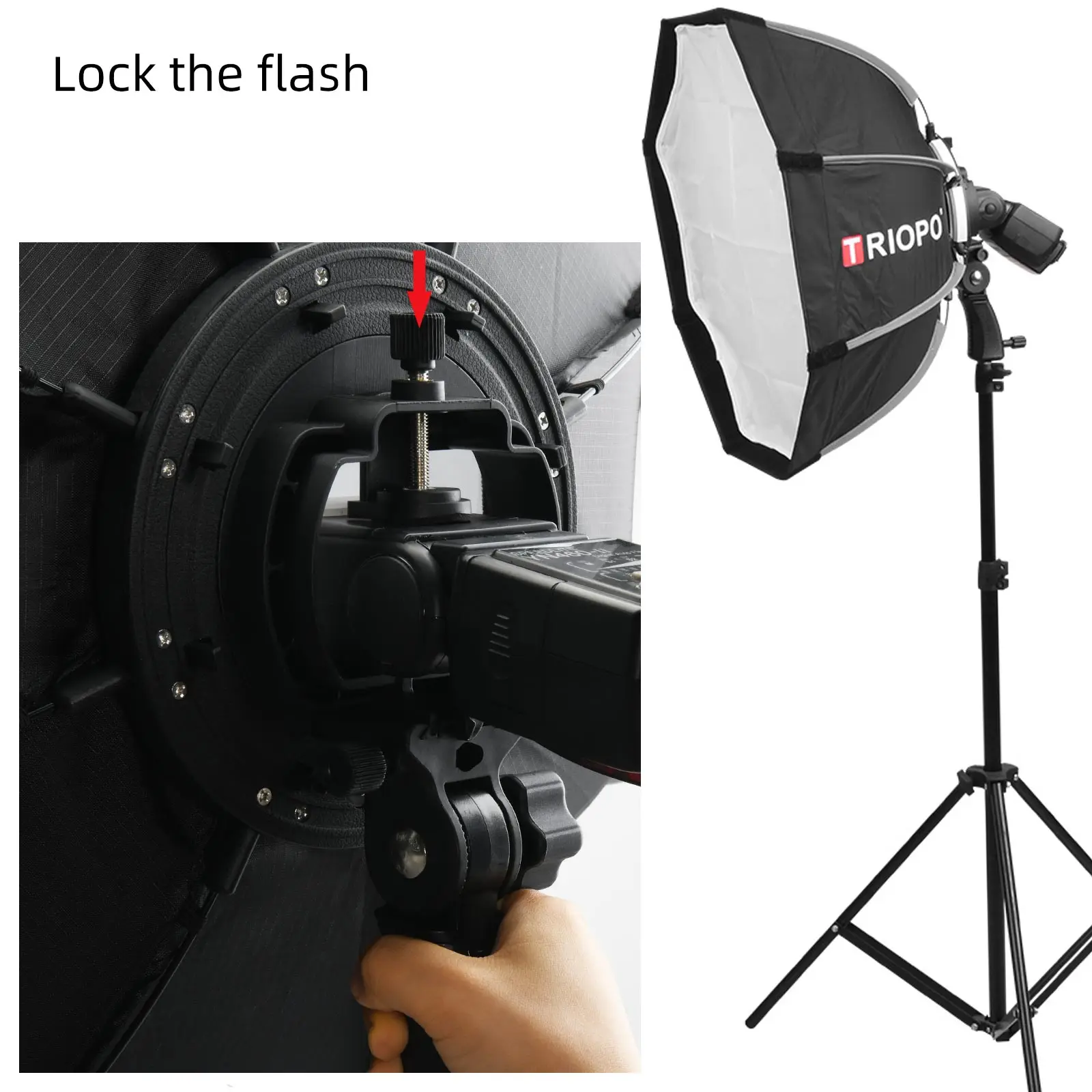 Triopo Softbox 55 65 90cm 120cm  Octagon Umbrella Softboxes Photography  Honeycomb Grid Outdoor Flash Soft Box  for Canon Godox images - 6