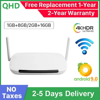 

Leadcool Q9 Android 9.0 TV Box 4K S905W Quad Core 2G 16G Media Player 2.4G Wifi 100M LAN 1G 8G TVBOX Set top Box