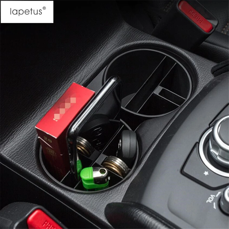 Аксессуары для Lapetus, подходят для Mazda 6/CX-5-, пластиковые подстаканники на переднее сиденье, держатель для бутылки с водой, Формовочная крышка, комплект