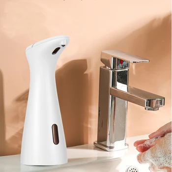 

200ml Automatic Foaming Soap Dispenser With Infared Sensor Touchless Sanitizer Bathroom Adjustable Volume Dispenser For Kitchen