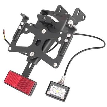 

MT-125 Motorcycle Fender Eliminator License Plate Holder Frame w/ LED Light For Yamaha MT125 2014 2015 2016 2017 2018 Aluminum