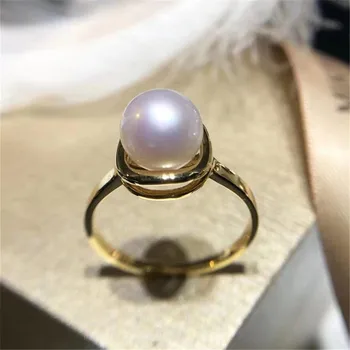 

Hot Sale Pearl Ring Mountings Findings Adjustable Ring Jewelry Setting Parts Fittings Charm Accessories Silver Jewelry Making
