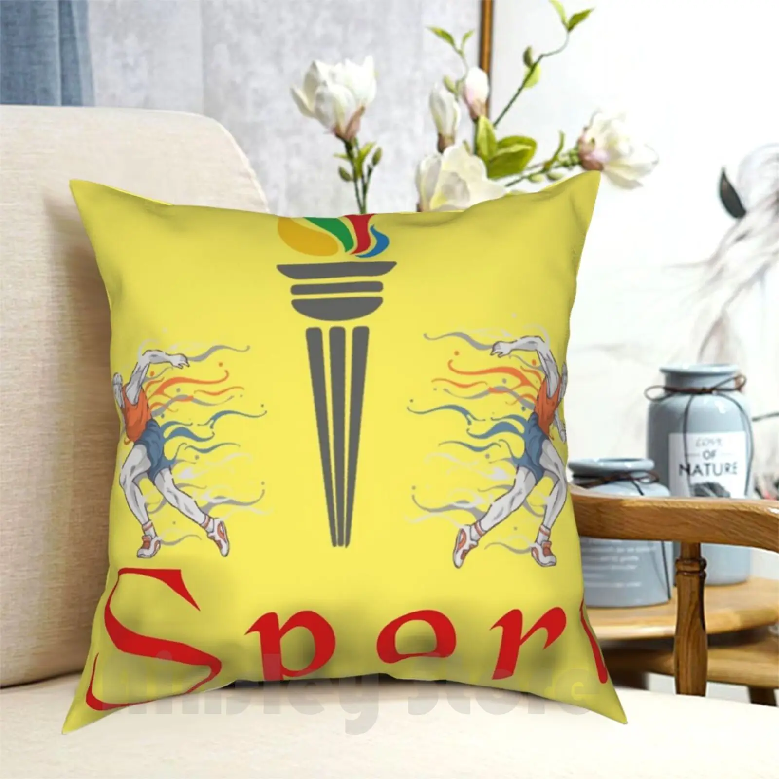 

Sports Male Pillow Case Printed Home Soft Throw Pillow Sports Teamsports Khiladi Play Sports