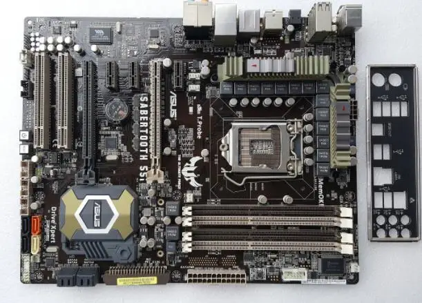 ASUS SaberTooth 55i оригинальная материнская плата DDR3 LGA 1156 для I5 I7 cpu USB2.0 16 Гб P55 USD настольная материнская плата