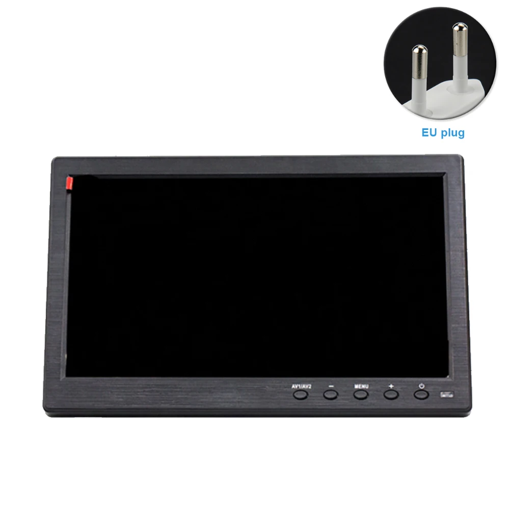 

10.1 Inch Multilingual Car Monitor TFT LCD 10.1" HD Digital 16:9/4:3 1024 * 600 PC Screen AV/DVD/PC/CCTV Video Display Reverse