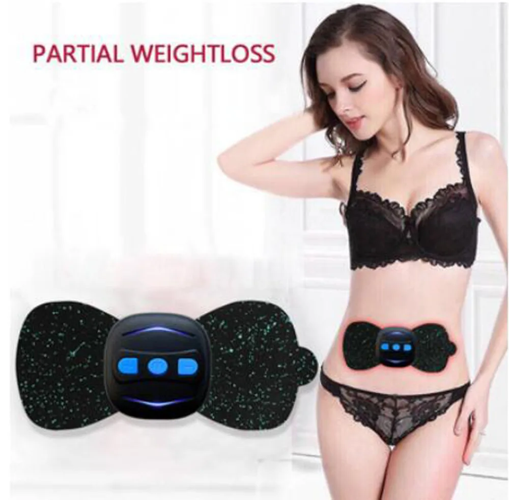 Portable Mini Cervical Massager Rechargeable Tissue Wireless Neck Massager for Muscles in the Neck ABS Muscle Stimulator #4R03 (2)