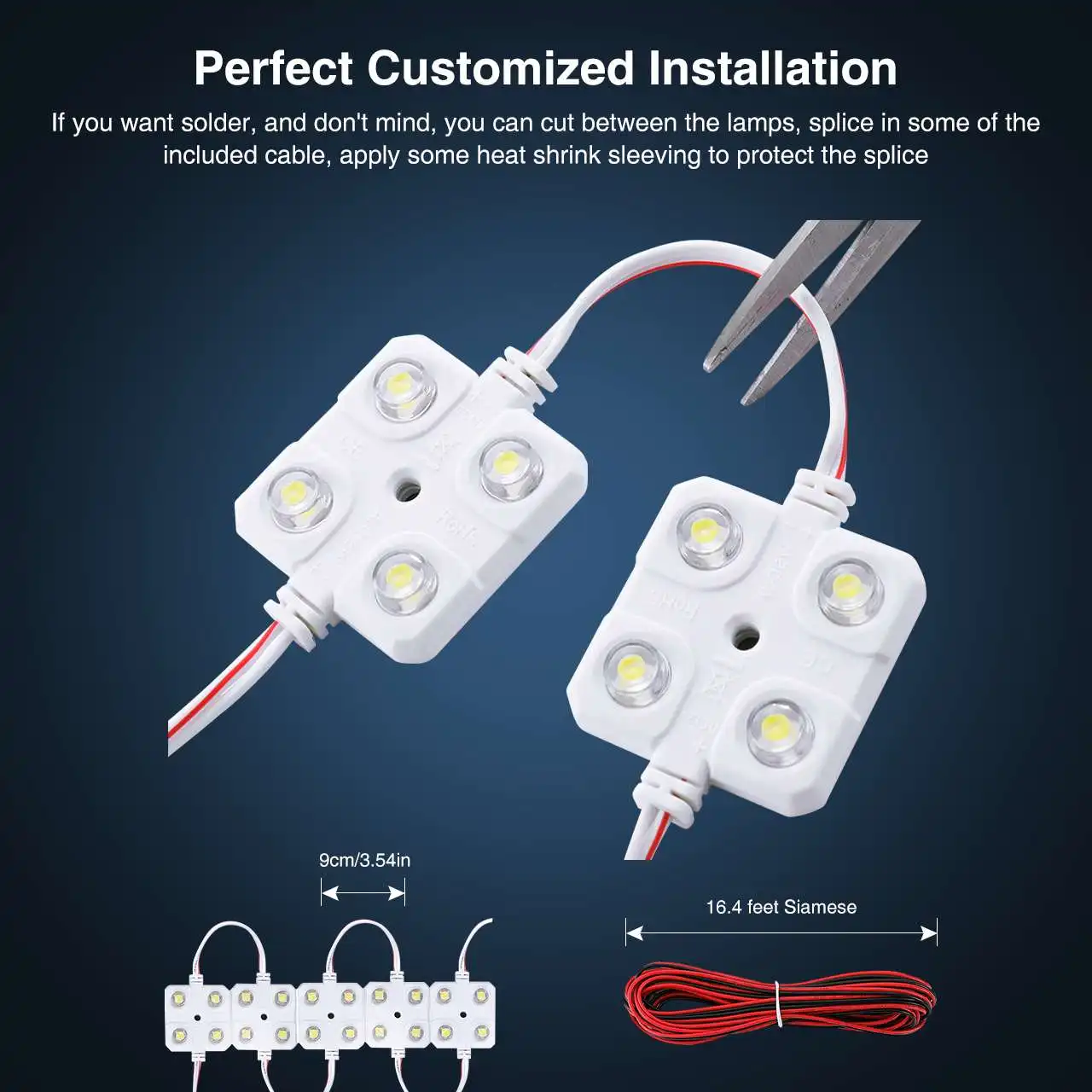 10x4 Led ڵ   ׸  õ   ȭƮ  RV Ʈ ƮϷ Ʈ 12V
