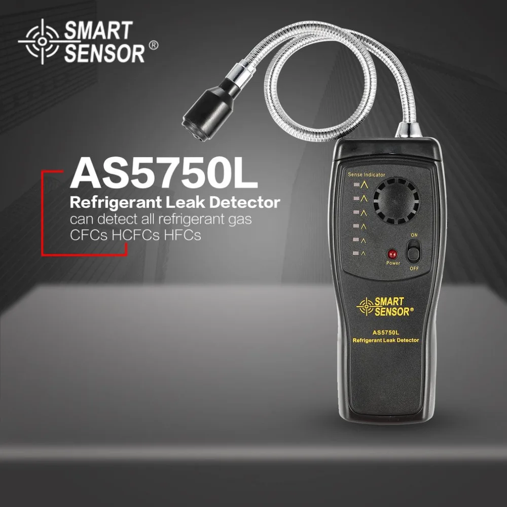 

AS5750L Refrigerant Leak Detector Halogen Freon CFCs HCFCs HFCs Gas Analyzer Tester Air Conditioning Monitor