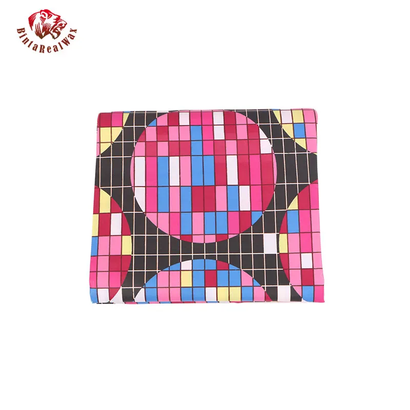 Анкара африканская полиэфирная восковая печатная ткань Binta настоящий воск высокого качества 6 ярдов африканская ткань для вечерние платья PL689