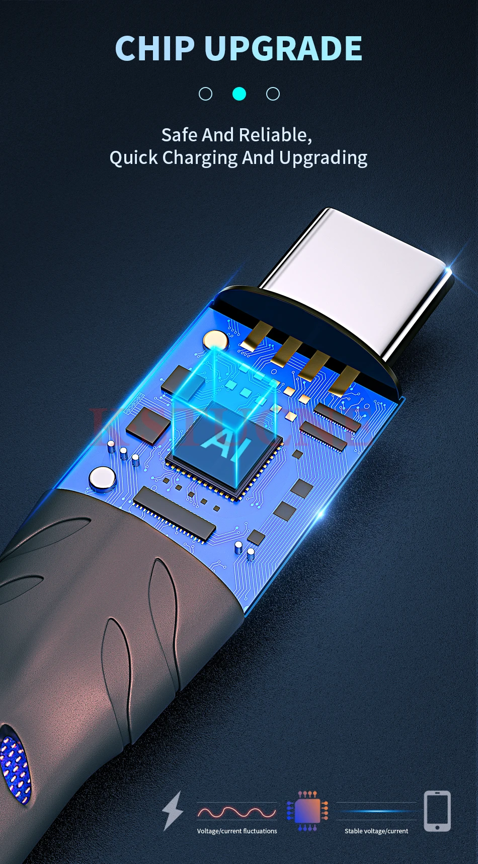 KSTUCNE USB 3A type C кабель для huawei P30 Pro Быстрая Зарядка телефона зарядный провод USB C кабель для samsung S9 S8 S10 type C зарядное устройство