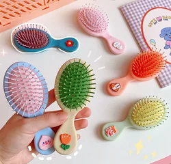 Comb Airbag Portable Hair Brush Makeup Massager Relaxing And Cute