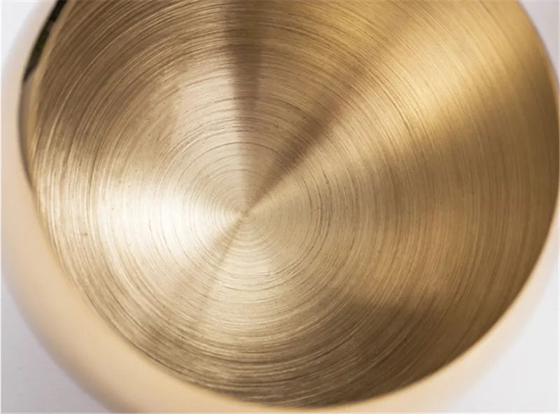 Gold golden Stainless steel storage bowl KTV tray Bowls Salt Container Storage Bottle Storage Jar Seasoning Candy Soy Sauce dish