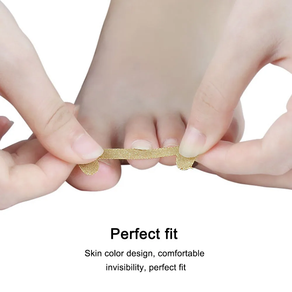 8 шт/2 набор носочных желобков для ногтей Встроенный ножной Ортодонтическое приспособление для большого пальца ногтей рулон патч быстро для педикюра, на палец Deformate мешок для мяса