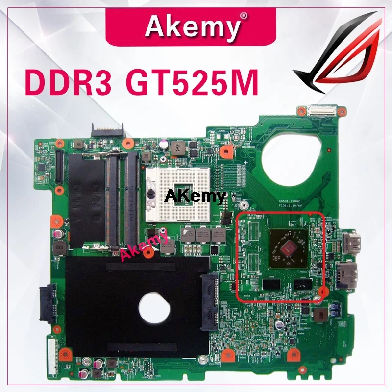 N5110 для DELL inspiron 15R N5510 CN-0J2WW8 0J2WW8 HM67 DDR3 GT525M 1 ГБ GPU оригинальная материнская плата Тест de