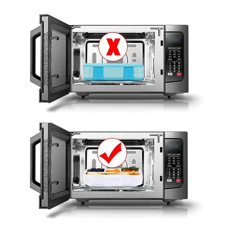 Ланч-бокс для детей, Microwavable, Bento box, контейнер для еды, студенческий детский снэк-бокс, портативный ящик для хранения, кухонные аксессуары