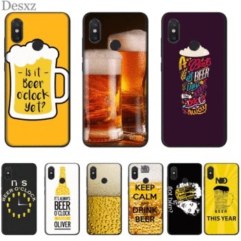 

Silicone Tpu Phone Case for Xiaomi Redmi Note 8 Pro Note 8T 7 Pro 6 Pro 5A Prime 5 Pro 5 Beer Cute
