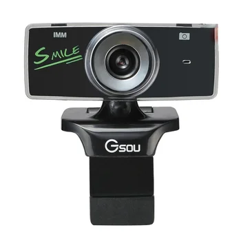 

USB 0.3MP Web Cam High Definition Web Camera Webcam with Mic for PC Laptop Notebook (Black)