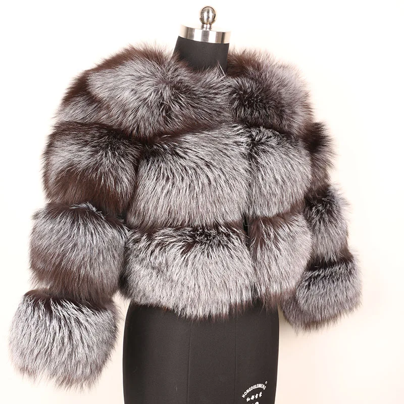 Mao контроль за качеством натурального материала; abrigo de invierno de cuero callido de piel de una capa para mujer abrigo de moda