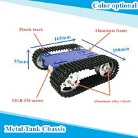 2018 Новый дизайн WiFi rc Танк шасси робот Платформа гусеничное шасси с твердой структурой для Arduino/Nodemcu развития - изображение