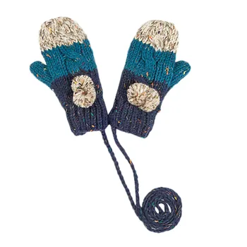 

Women Hand Warmer Flip Gift Soft Half Finger Mittens Gloves Knitted Thicken Artificial Wool Thermal Autumn Winter #YL10