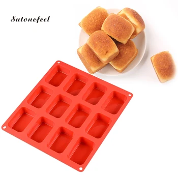 

Silicone Sponge Cake Mold Mini Bread Baking Pan Chocolate Fondant Baking Form Mold Ice Cube Maker Cake Decorating Tool