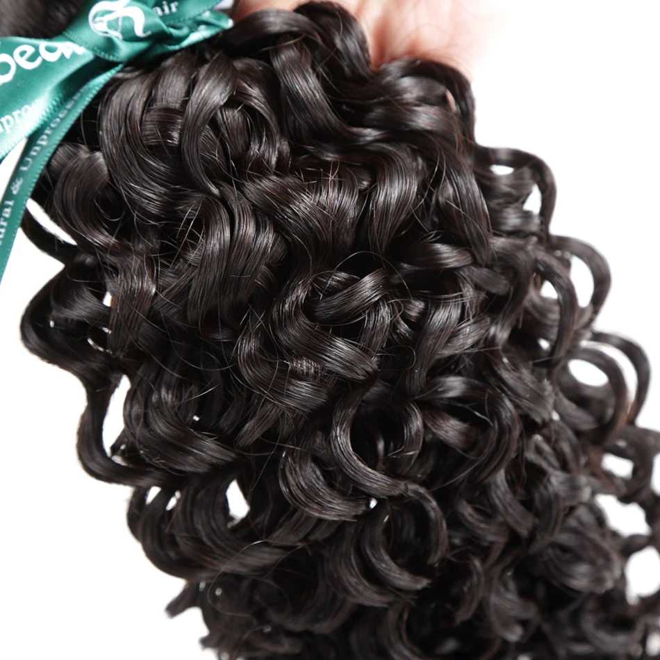 Rosabeauty, 8-28, 30 дюймов, кудрявые пряди с закрытием, малазийские Remy, человеческие волосы, волна воды, 3, 4 пряди, на шнуровке