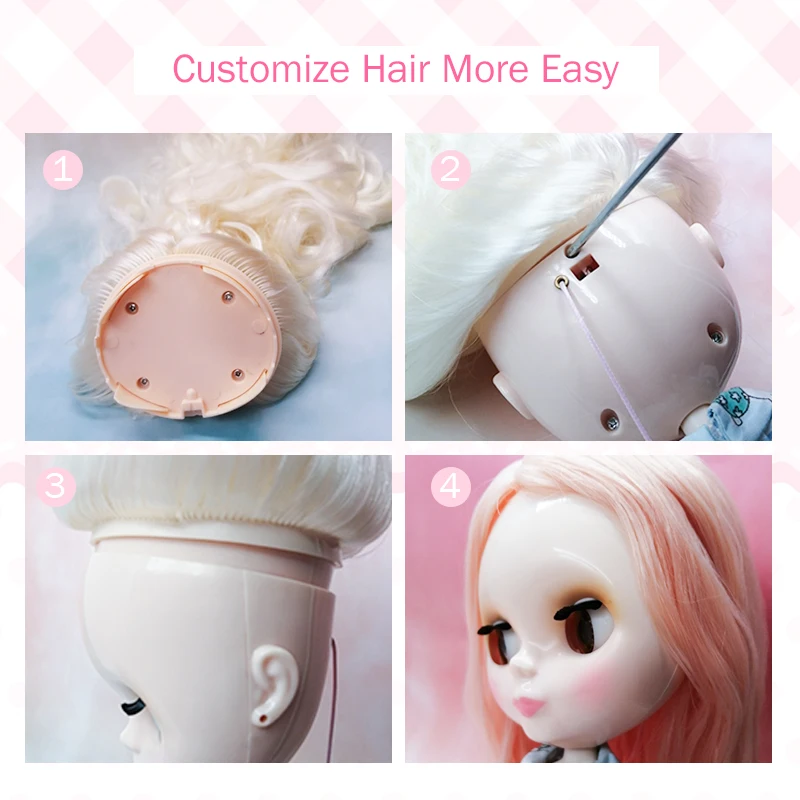 Кукла Neo Blyth NBL на заказ с блестящим лицом шарнирная кукла 1/6 BJD Ob24 для девочек