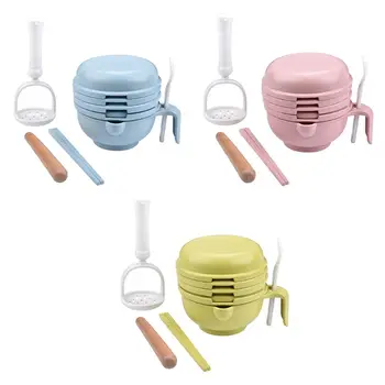 

9 in 1 Food Masher Baby Food Feeder Processor Vegetable Fruit Ricer Grinder Tool