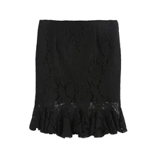 Новая сумка с оборками бедра юбка шаг юбка нейлон хлопок Профессиональный кружева рыбий хвост юбка