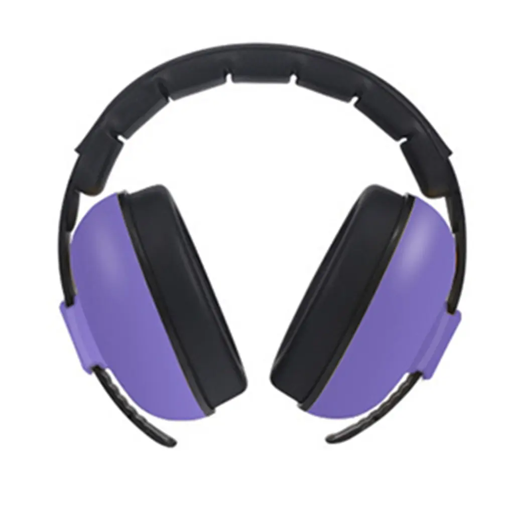 Purple Детские наушники с защитой от шума, детские наушники с защитой от шума, удобные прочные наушники для обучения сну - Цвет: Purple