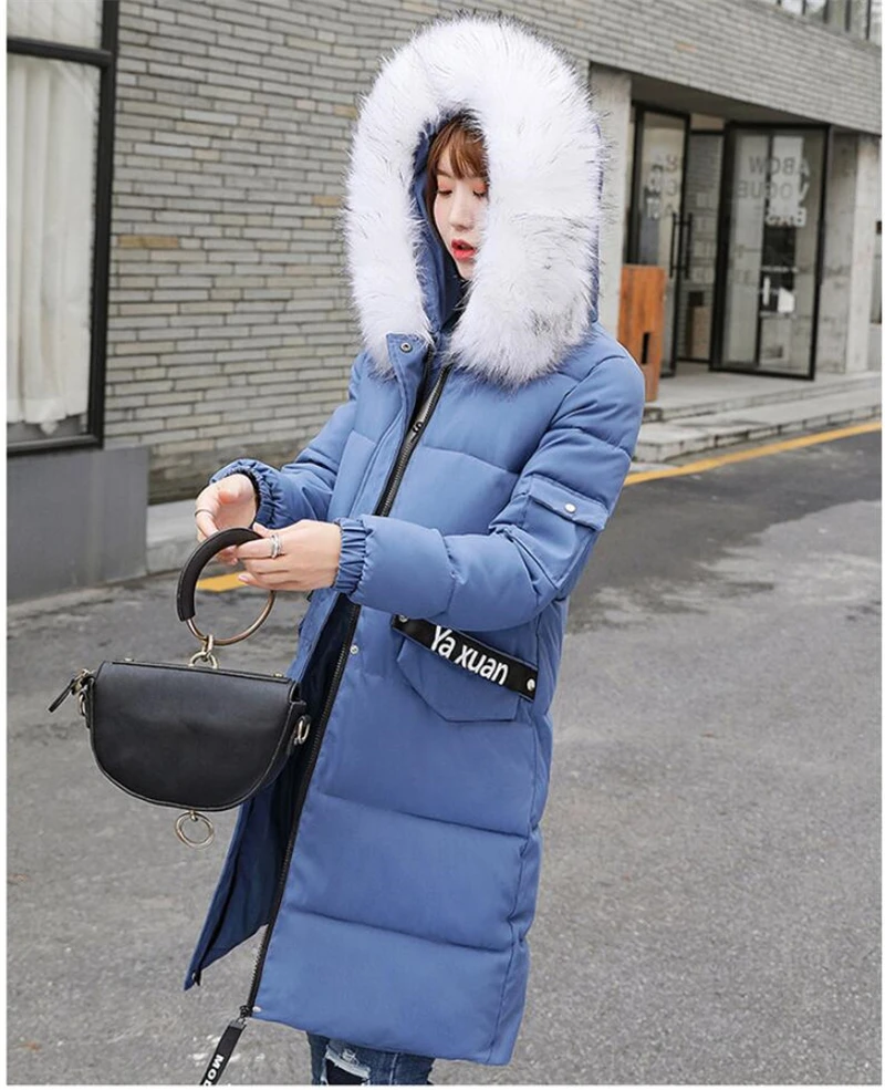 Pakras женская зимняя куртка с хлопковой подкладкой, женское Утепленное зимнее пальто размера плюс, длинная парка с капюшоном, пальто 8XL F127