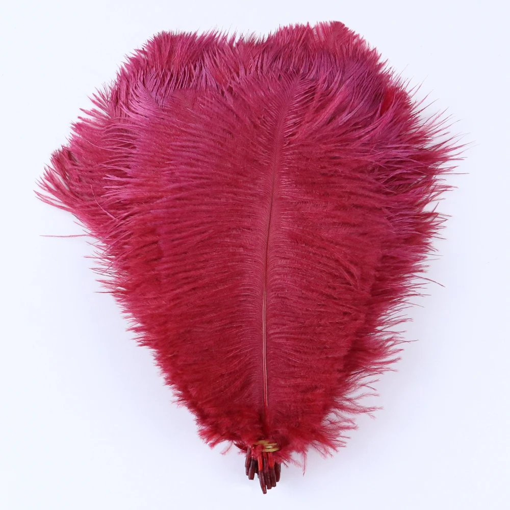 TS0120007 20-25cm burgundy ostrich feathers 2