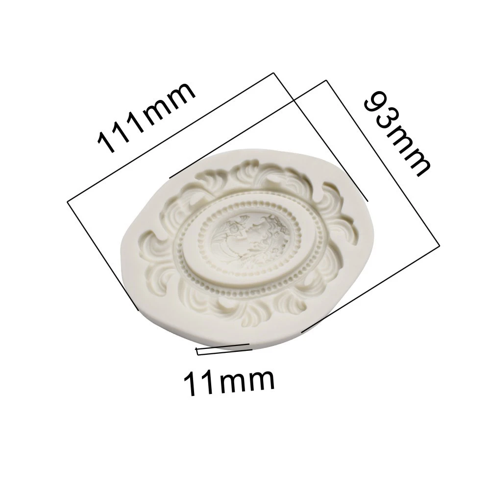 New lace silicone mold DIY fondant cake mold chocolate fudge mold kitchen baking utensils