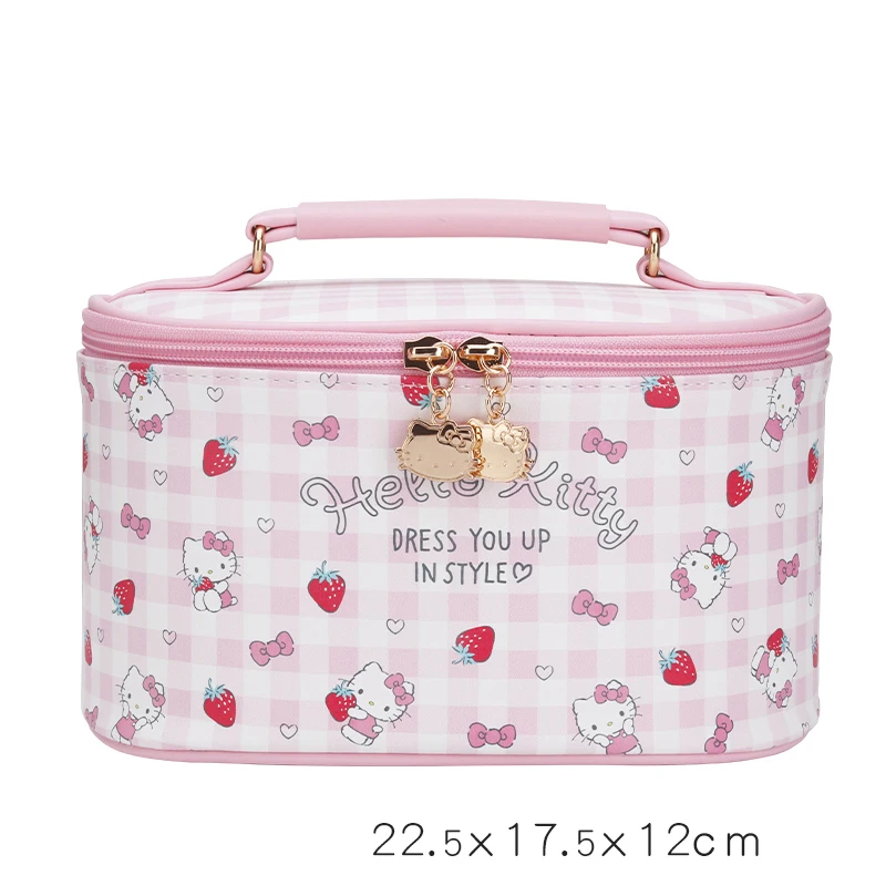 HELLO KITTY, косметичка, модная, многофункциональная, ПУ материал, для путешествий, для хранения, косметичка, для мужчин и женщин, портативная, водонепроницаемая сумка