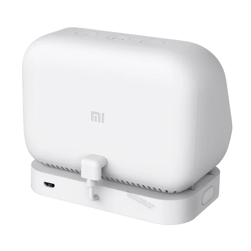 Xiaomi AI Face сенсорный экран Bluetooth 5,0 динамик цифровой дисплей Будильник с 5000 мАч Move power Holder