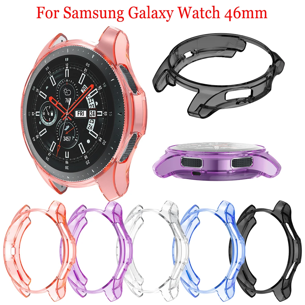 

Protector Case Cover TPU Shell For Samsung Galaxy Watch 46mm Smart Watch Frame Case For Samsung Galaxy watch 46mm Accessories