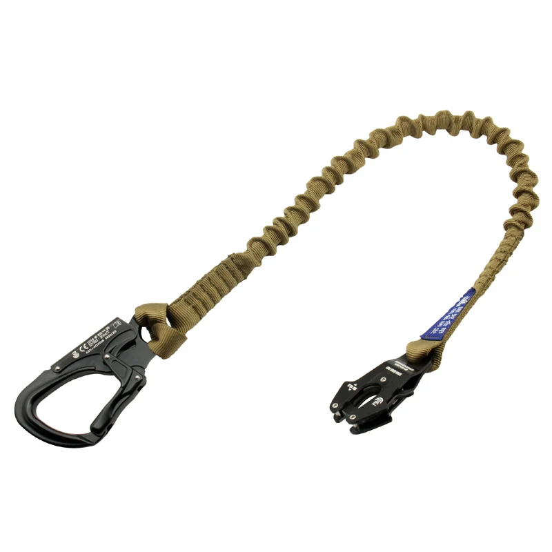 Airborne Catch Seal Quick Release Elastic Safety Rope Double End Draping Buckle Type 25KN load-bearing elastic ropes