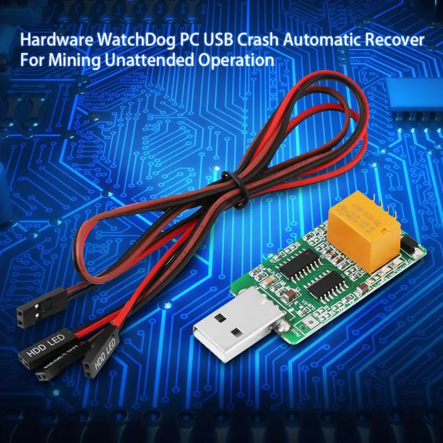 Аппаратные часы PC USB Crash автоматическое восстановление для горнодобывающей промышленности без наблюдения воздушный компрессорный клапан
