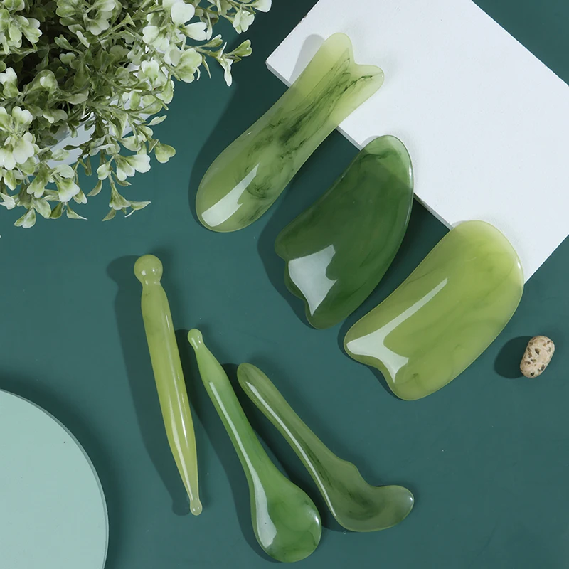 

Натуральный камень смола массаж скребком гуаша массаж скребок массажер для лица с напылением из иглоукалывание гуаша доска Acupoint уход за кожей лица глаз уход за кожей, спа массаж