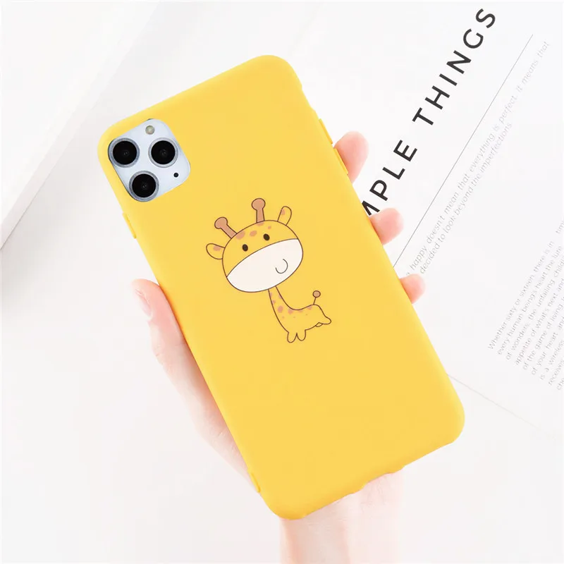 Чехол ottwn для iPhone 11, чехол для телефона с милым медведем, чехол для iPhone 7, 8, 6, 6S Plus, X, XR, XS Max, 5S, мягкая задняя крышка из ТПУ с забавным рисунком