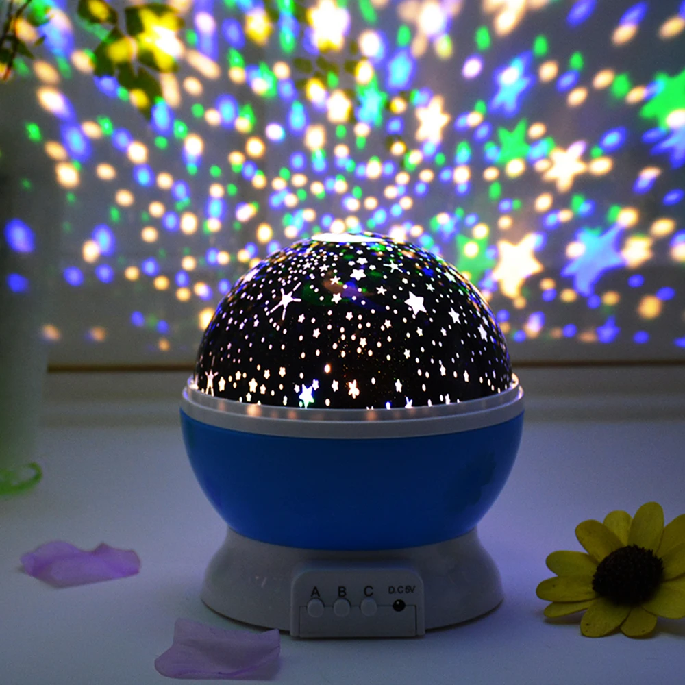 Светится в темноте игрушки вращающаяся Вселенная проектор настольная лампа небо Проектор детские игрушки для сна домашний декор