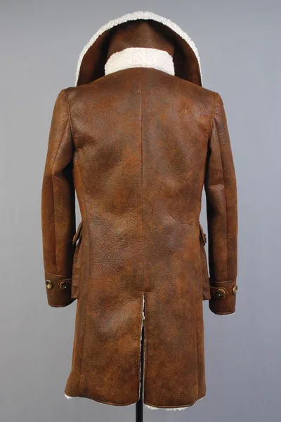 CosDaddy Bane косплей костюм мужская ПУ коричневая куртка зимнее пальто