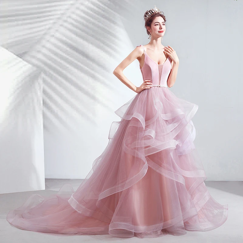 Pink romantic dress Clearance