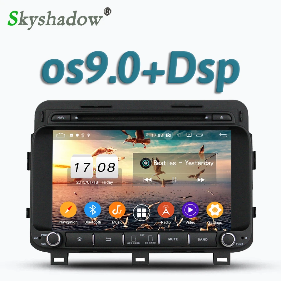 Автомобильный мультимедийный dvd плеер TDA7851 Android 10 Восьмиядерный 4 Гб RAM Bluetooth 5 0 Wifi