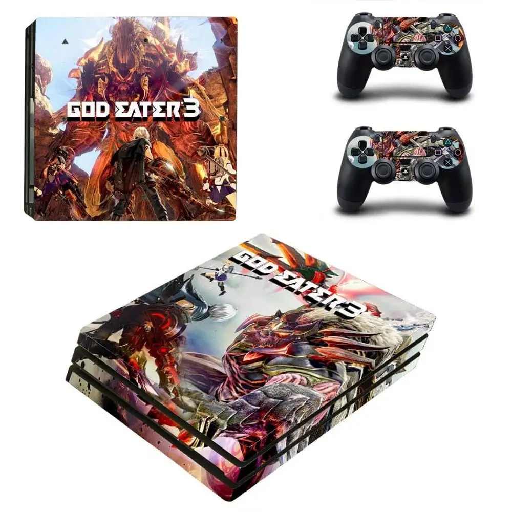 God Eater PS4 Pro стикер s PS 4 Play станция 4 Pro виниловые наклейки на кожу Pegatinas для playstation 4 Pro консоль и контроллер