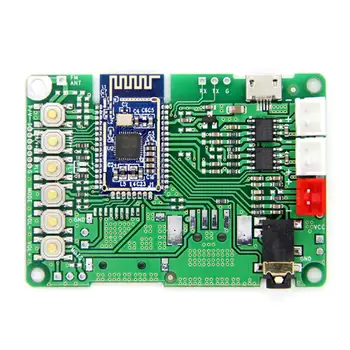 

Taidacent Bluetooth Power Amplifier Board V5.0 Stereo Audio Receiver Transmission BK3266 Module At Command Programming 4 Ohm 3W